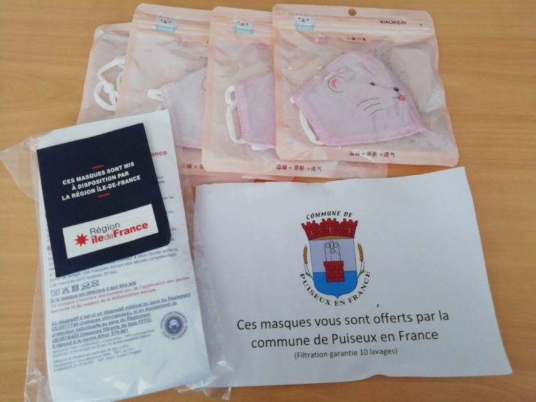Des masques pour nos écoliers