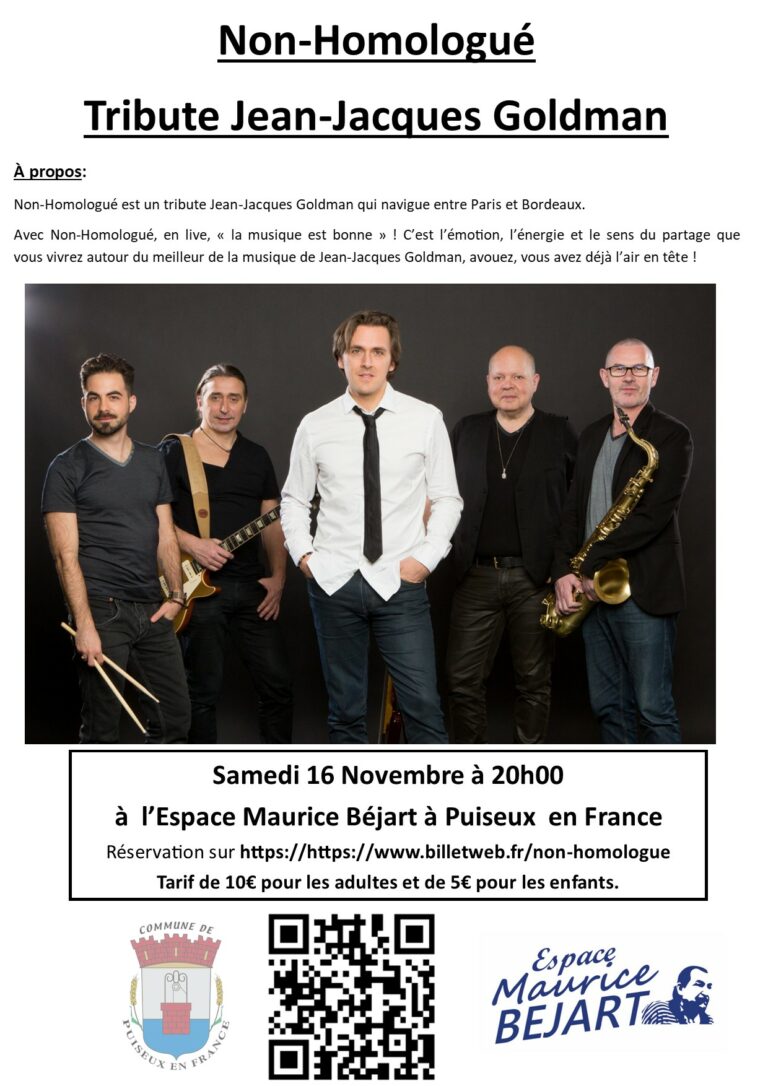 Fans de Jean-Jacques Goldman, venez nombreux au tribute qui lui est dédié dans « Non-homologué » ce samedi 16 novembre 2024 à 20h00