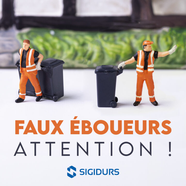 Arnaque aux faux éboueurs, soyez vigilants !