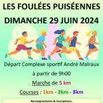 Inscrivez vous aux Foulées Puiséennes 2025