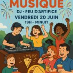 Fête de la musique à Puiseux en France le vendredi 20 juin 2025 à partir de 19h00 à la plaine de jeux de Puiseux Village.