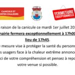Fermeture anticipée Mairie et Déchèteries du Sigidurs