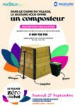 Distribution de composteurs dans le cadre du Village Zéro déchet pour les puiséens